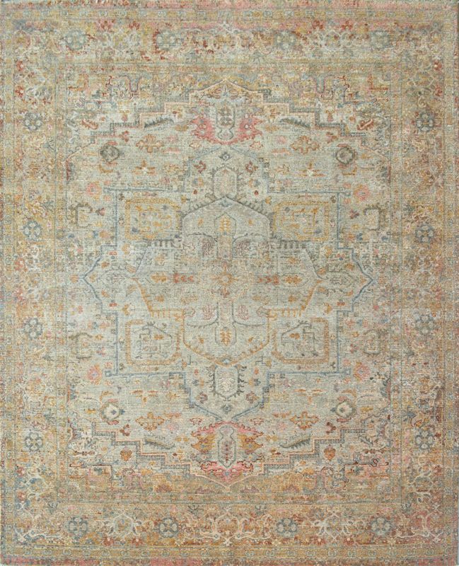 Multi Colored Octagon Rug