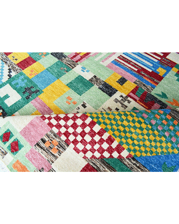 Chromatic Canvas Rug