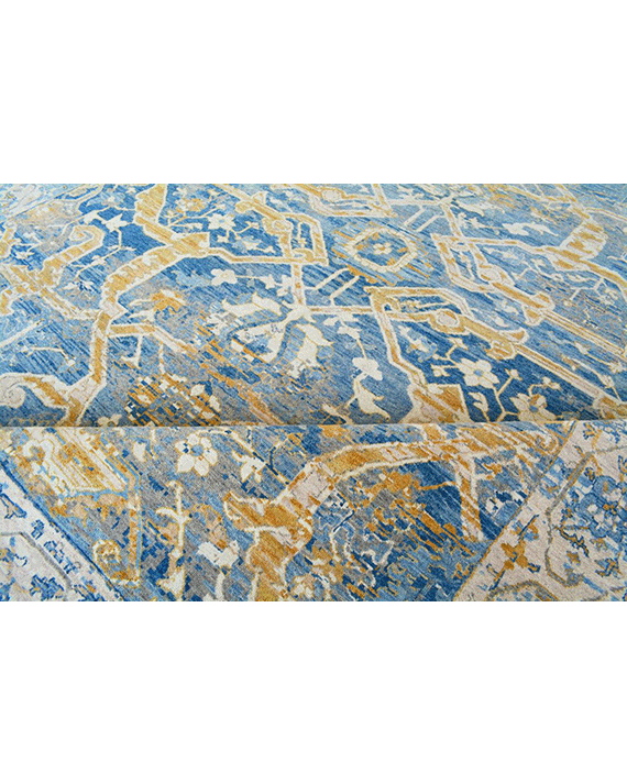 Azure & Saffron Rug