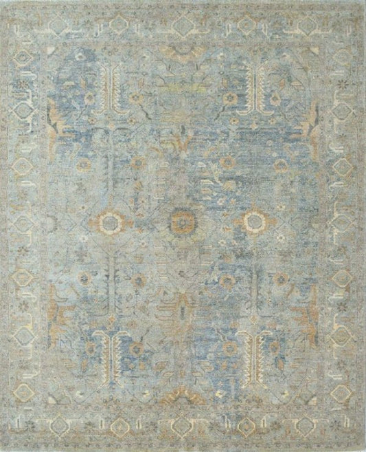 Sarouk Cerulean Rug