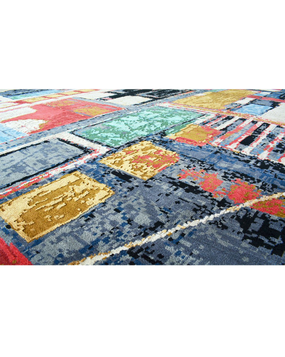 Vibrant Patches Rug