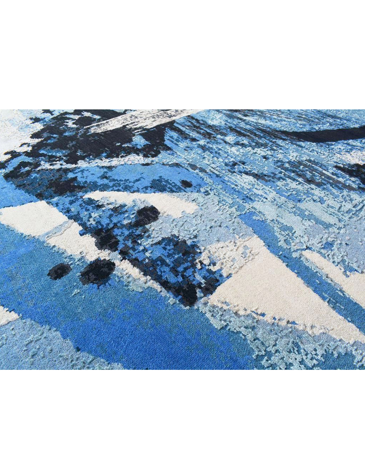Painterly Designs Blue Rug