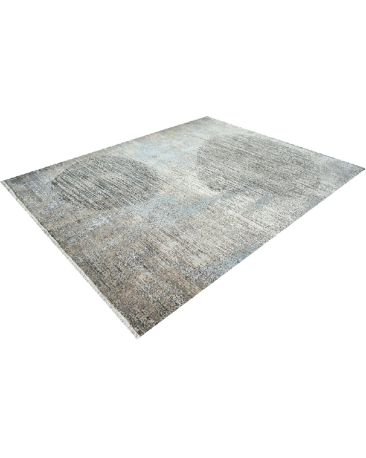 Silver Circles Rug