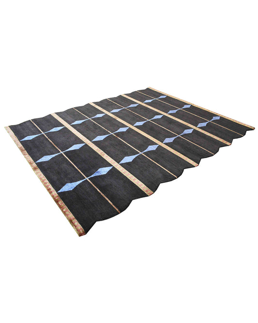 Brown Rhythmic Rug