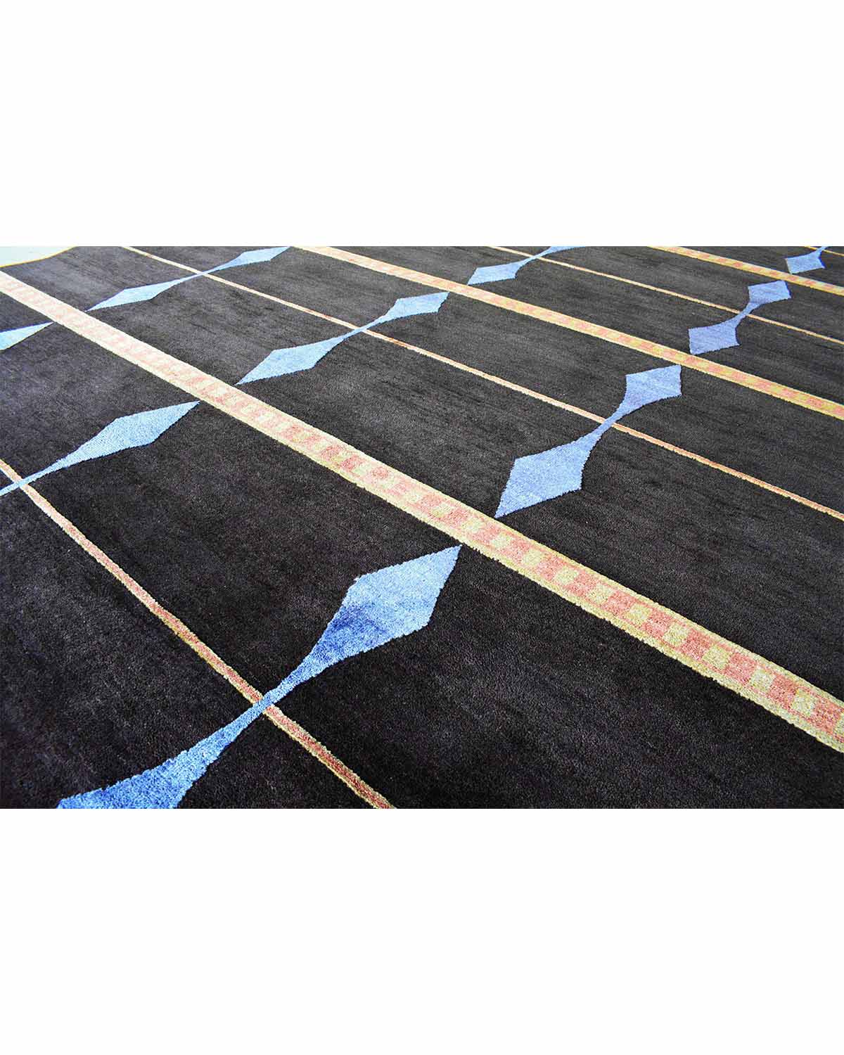 Brown Rhythmic Rug