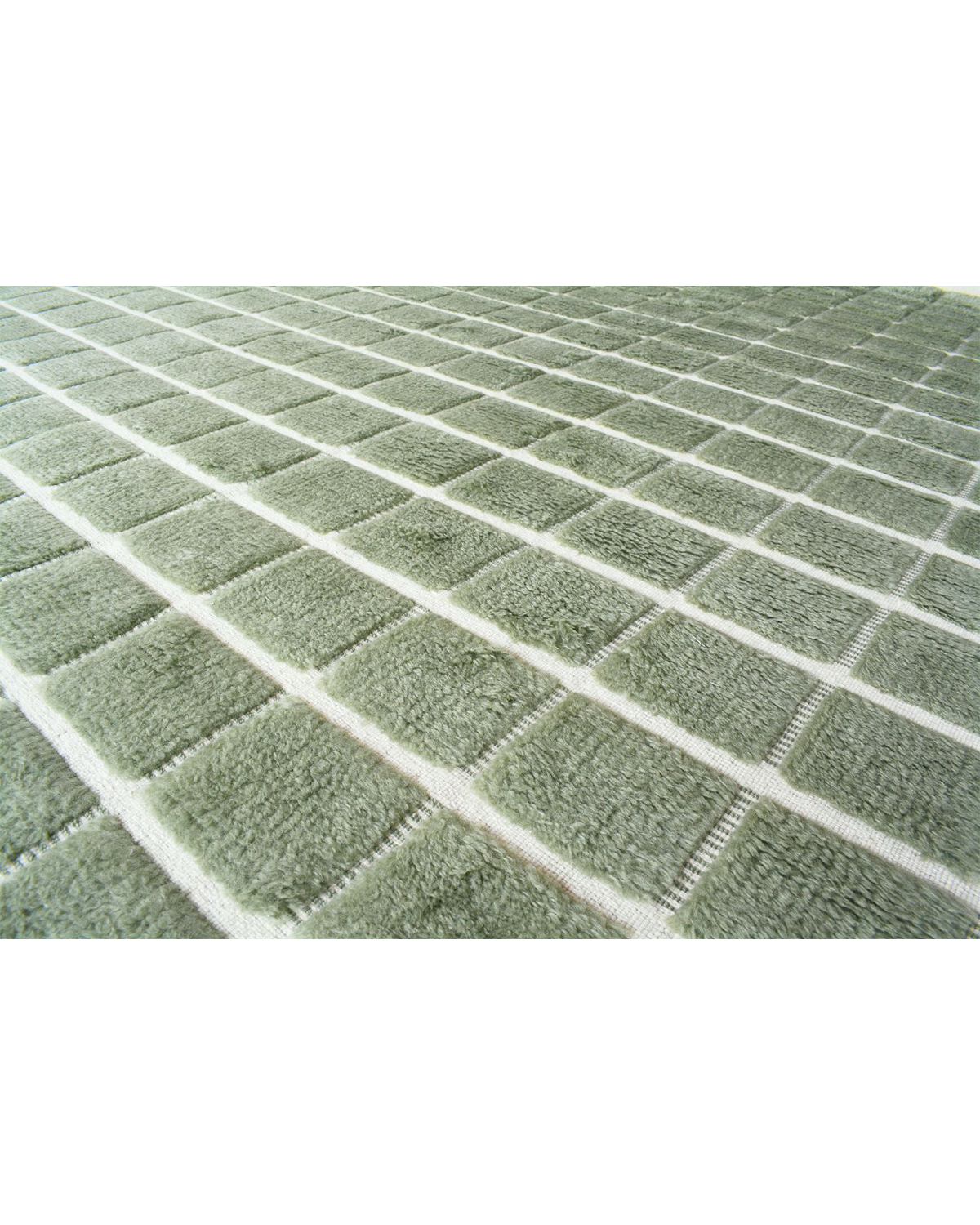 Green Griddle Rug