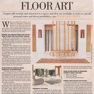Cocoon in The Times of India 2011