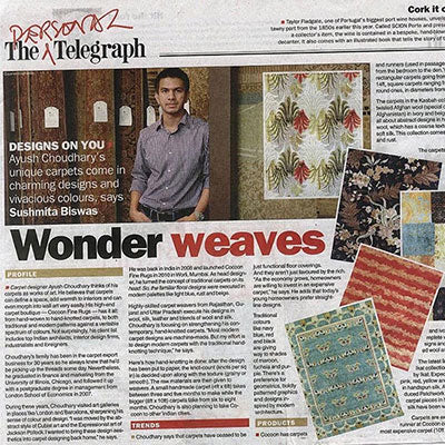 Cocoon in The Personal Telegraph, 22nd October 2011