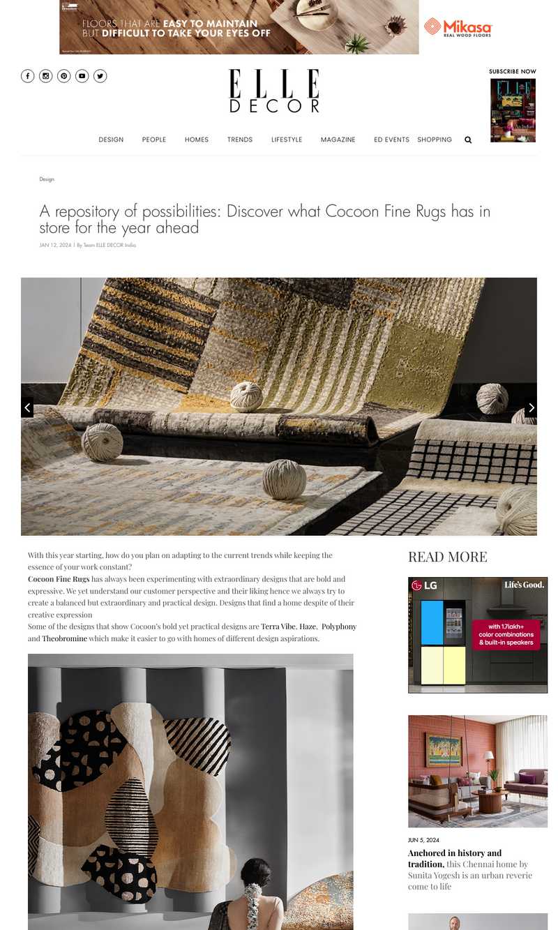 ELLE DECOR Jan 2024