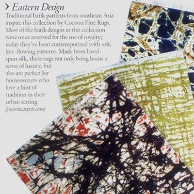 Cocoon in Architectural Digest,
September-October 2012