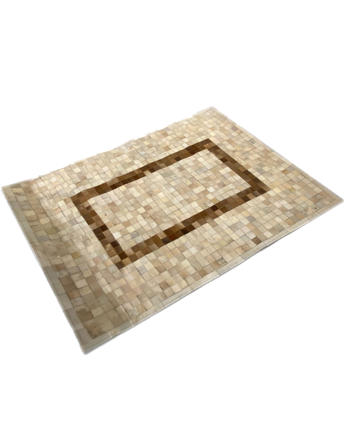 Brown Mosaic Rug