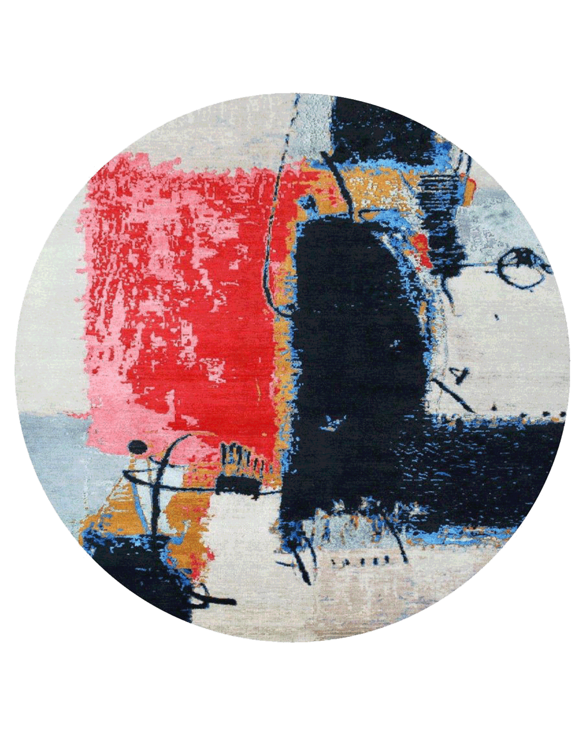 Caliente Round Rug
