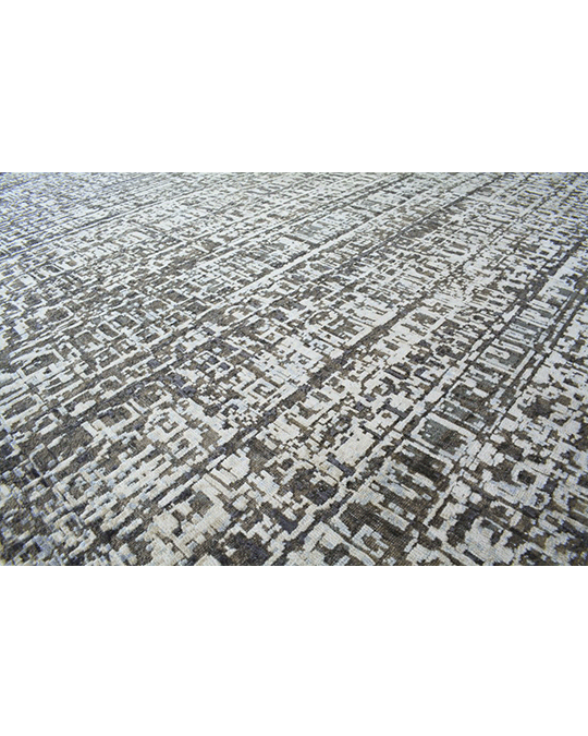 Silver Static Rug