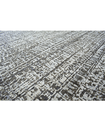 Silver Static Rug