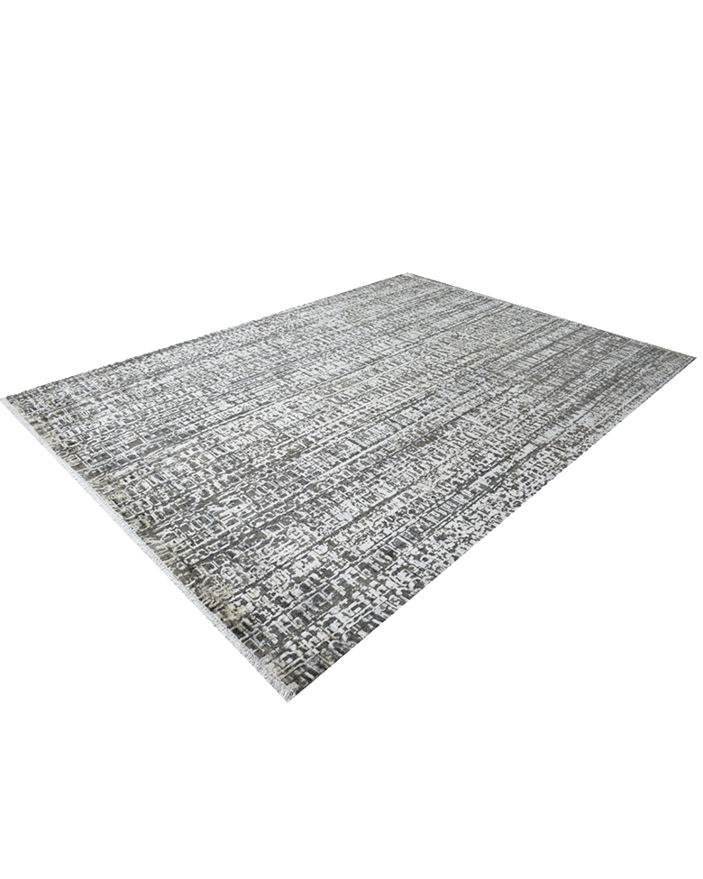 Silver Static Rug