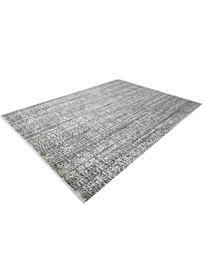 Silver Static Rug