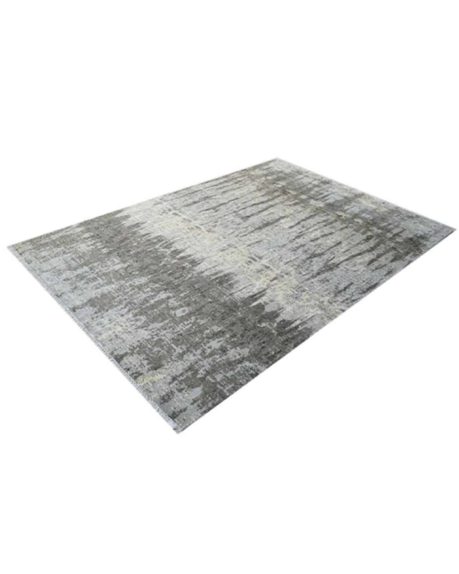 Silver Linen Rug