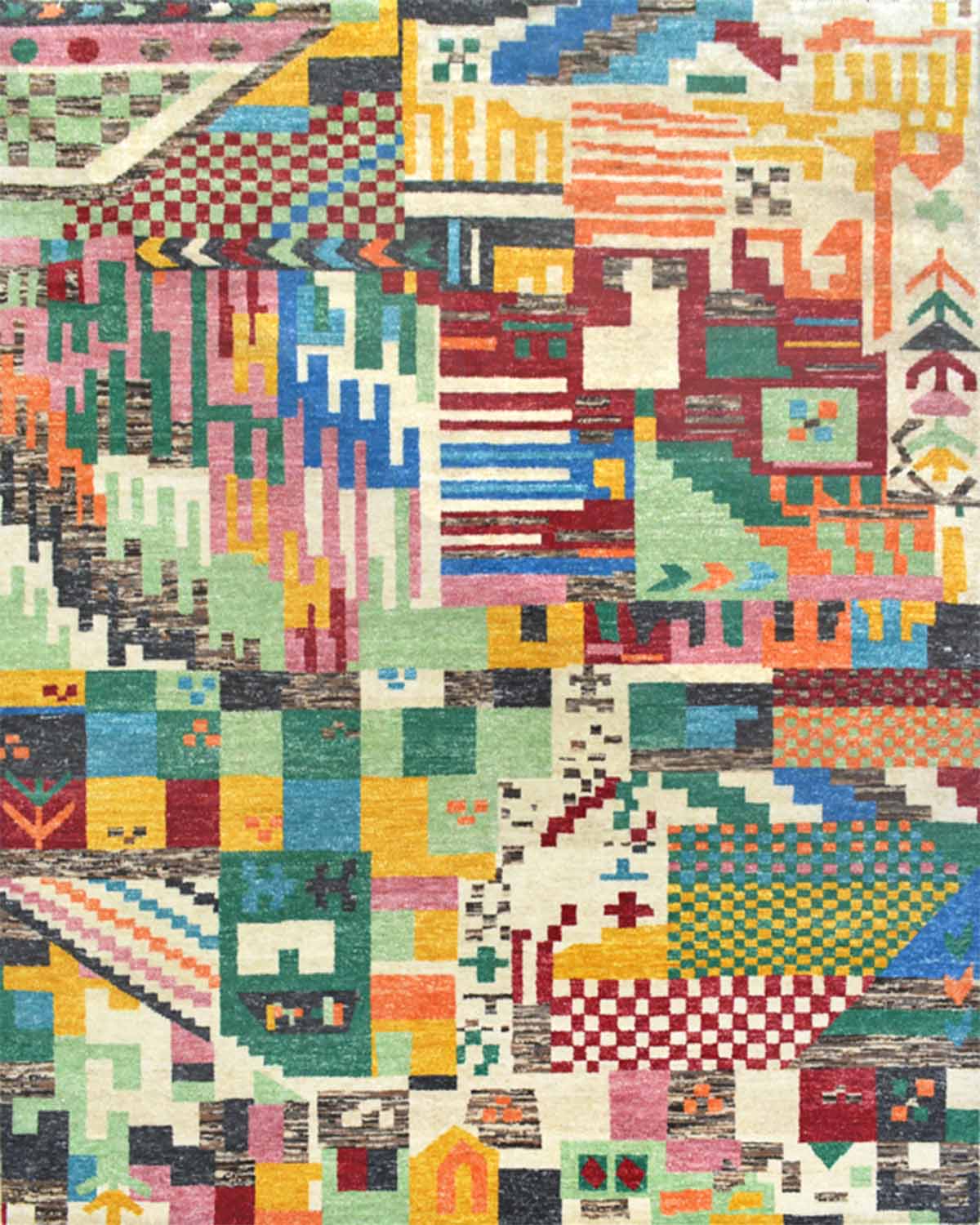Chromatic Canvas Rug
