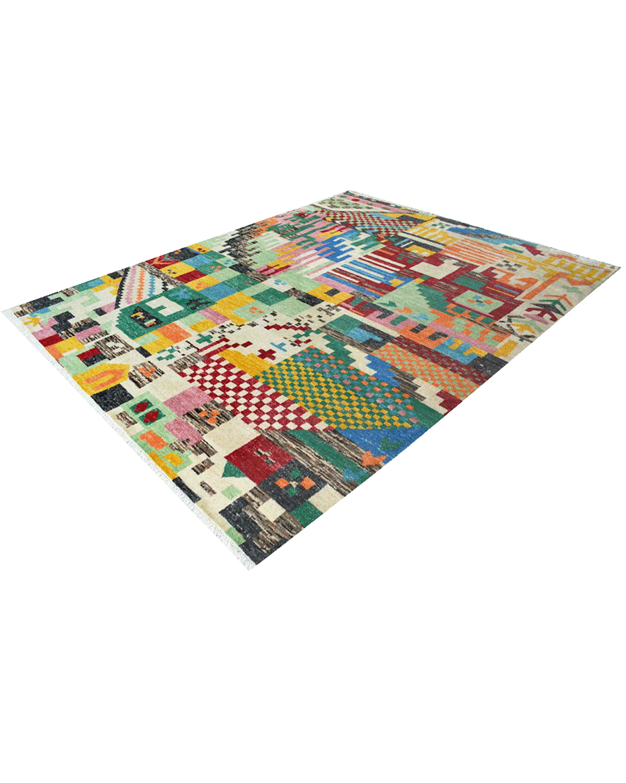 Chromatic Canvas Rug
