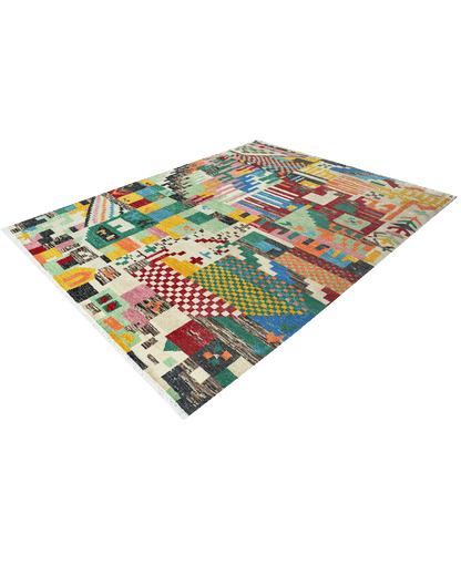 Chromatic Canvas Rug