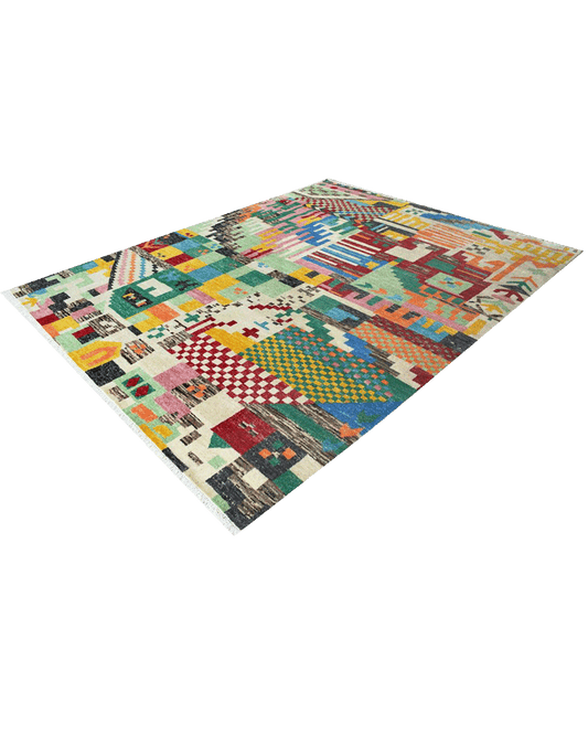 Chromatic Canvas Rug