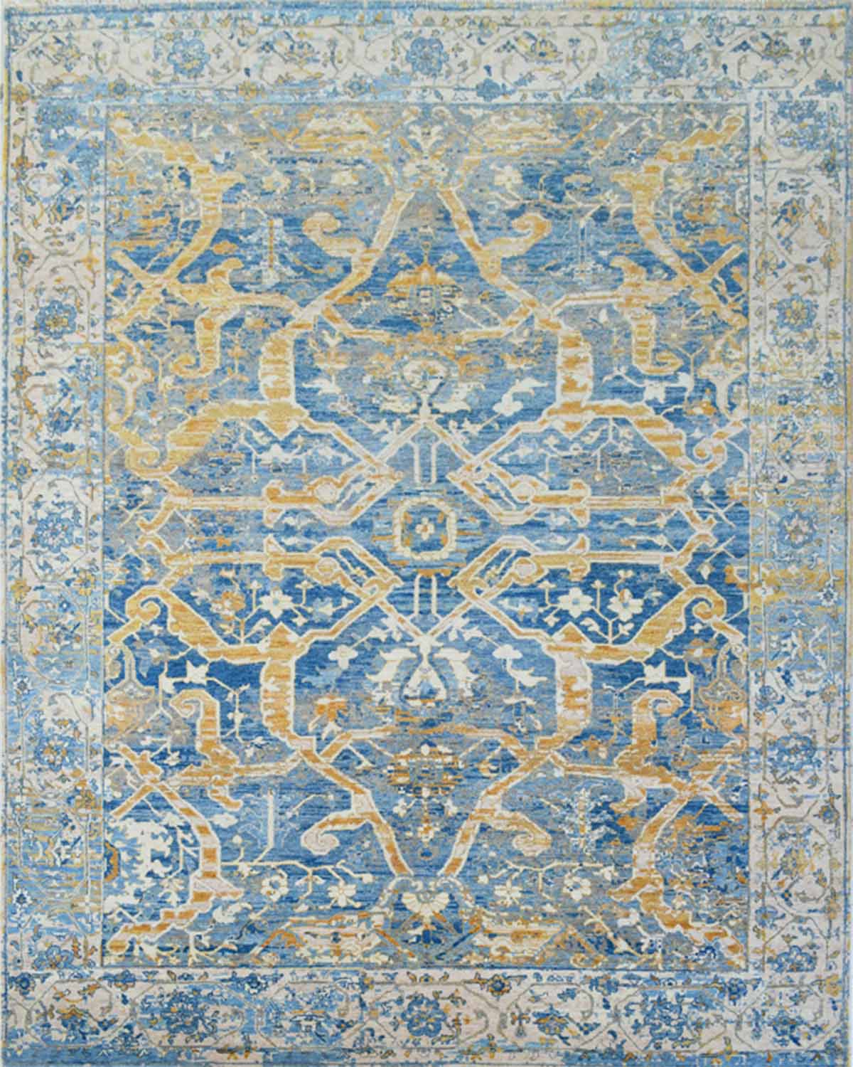 Azure & Saffron Rug