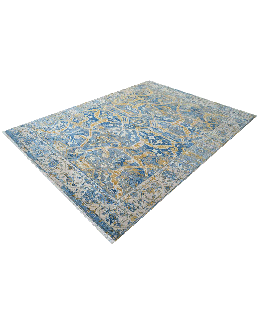 Azure & Saffron Rug