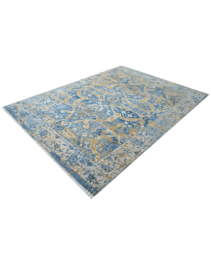 Azure & Saffron Rug