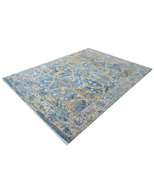 Azure & Saffron Rug