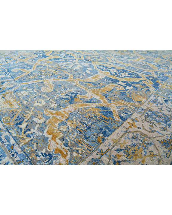 Azure & Saffron Rug