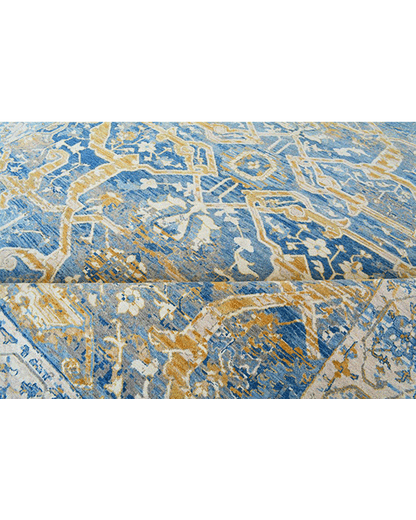 Azure & Saffron Rug