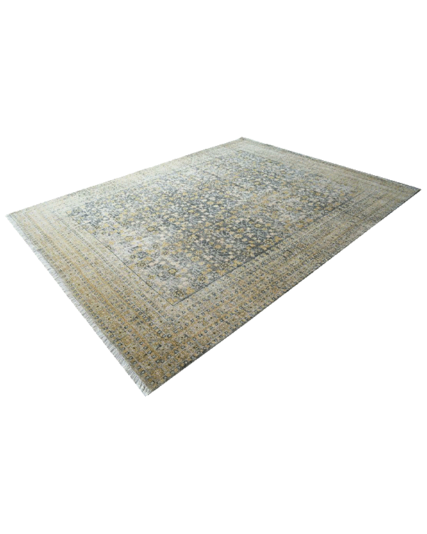 Charcoal Bloom Rug