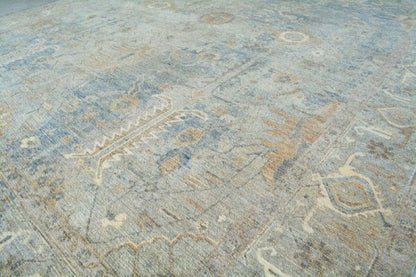 Sarouk Cerulean Rug