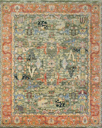 Rustic Border Rug