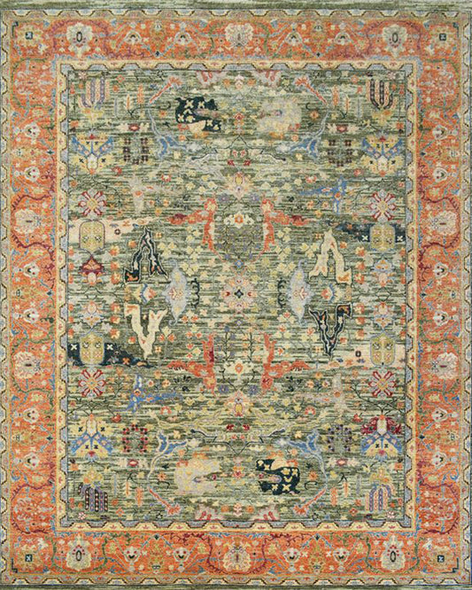 Rustic Border Rug