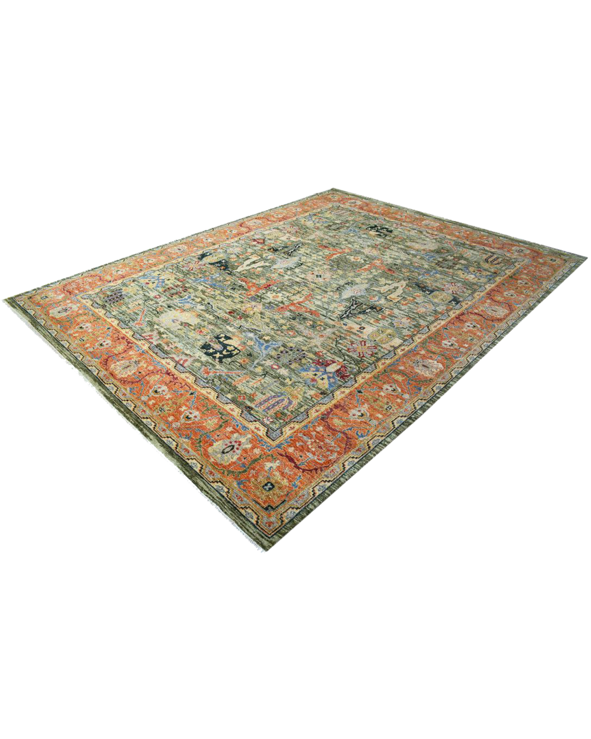 Rustic Border Rug