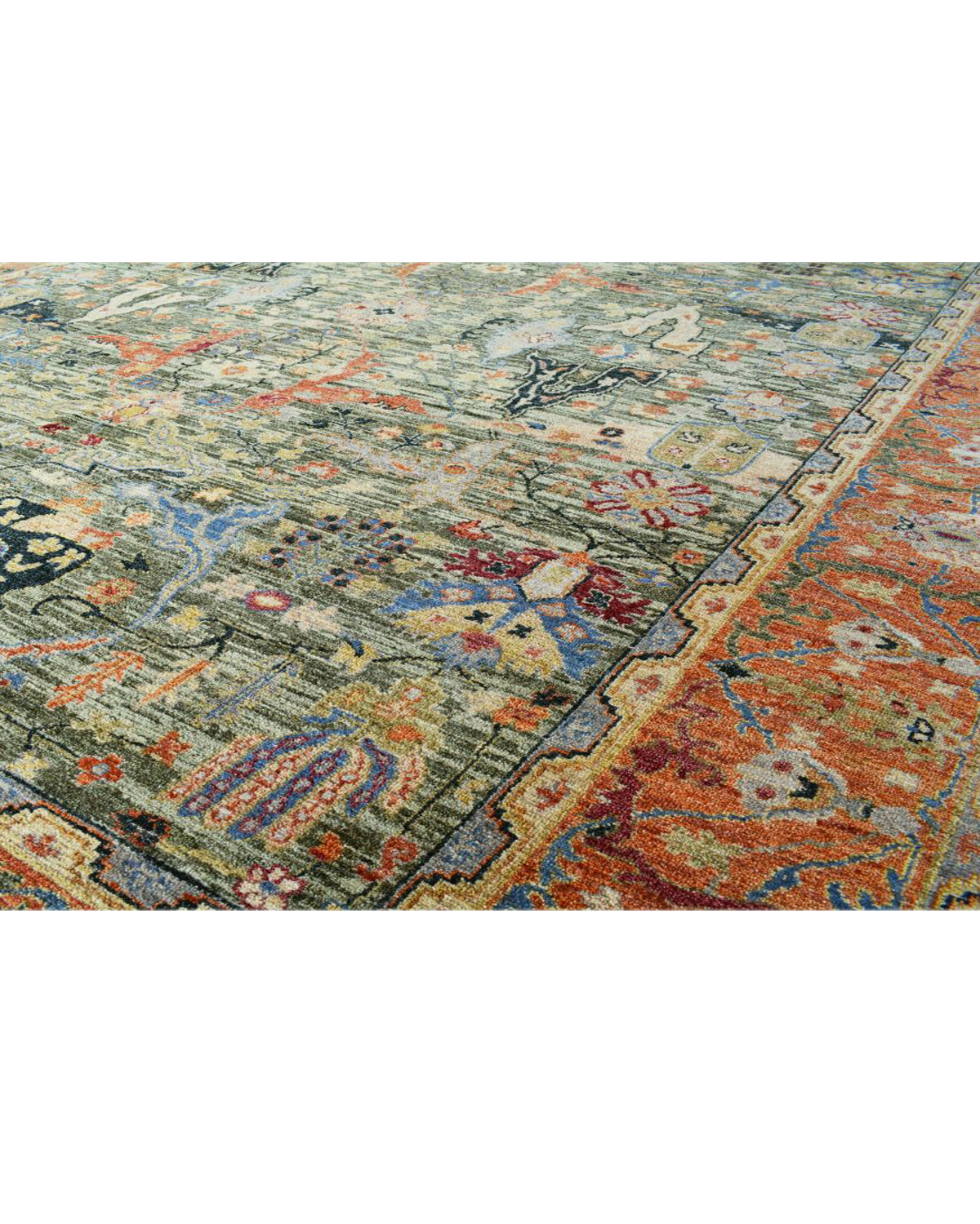 Rustic Border Rug