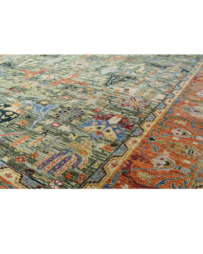 Rustic Border Rug