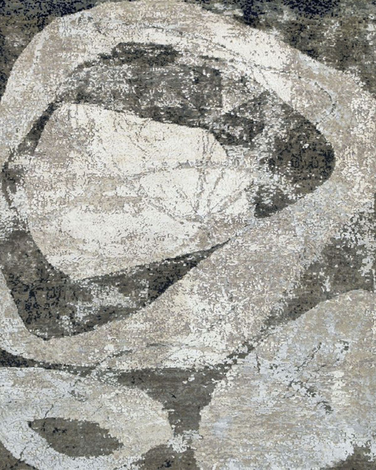 Chracoal Fossil Rug