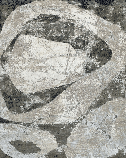 Chracoal Fossil Rug