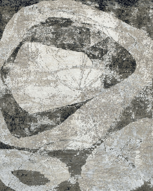 Chracoal Fossil Rug