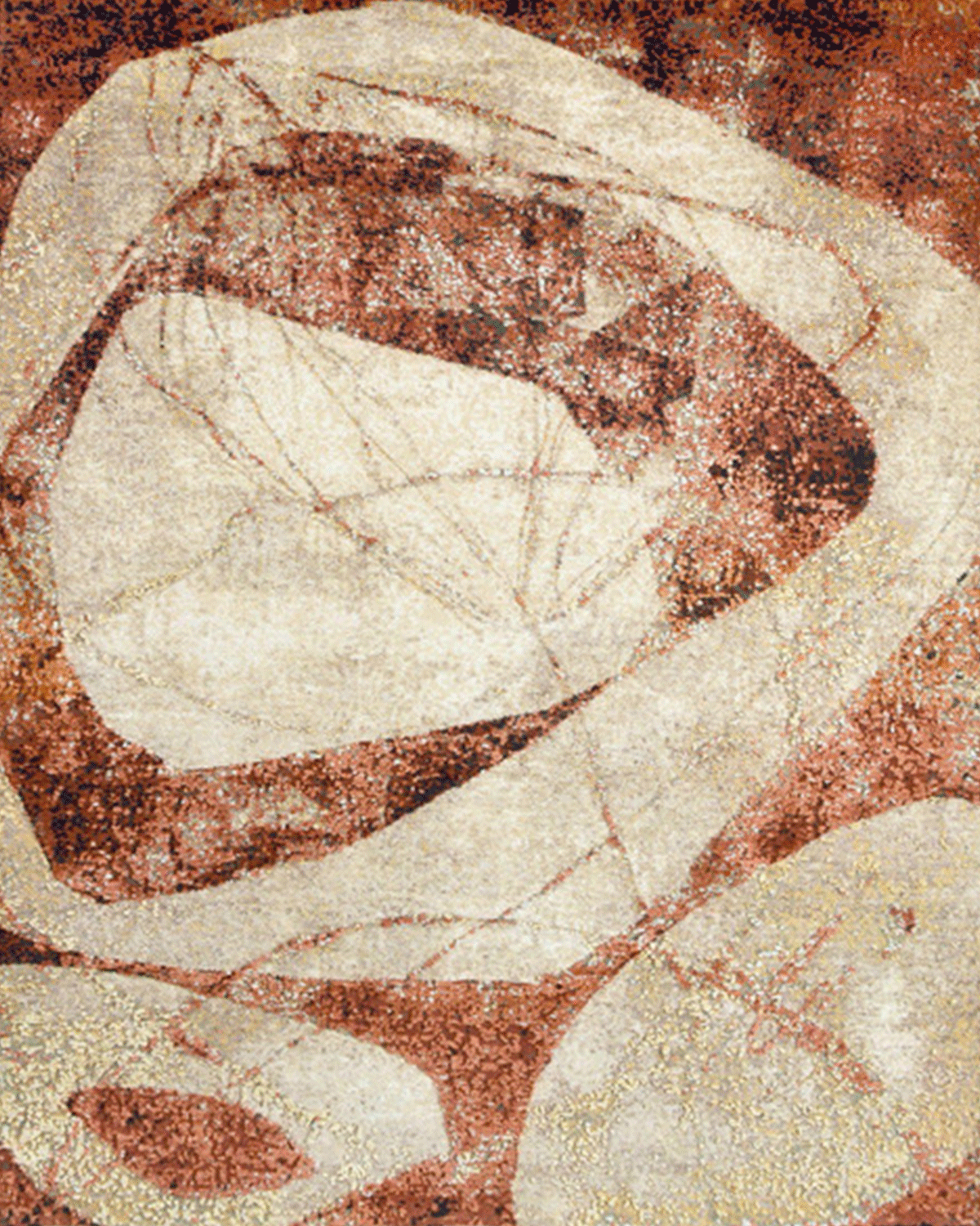 Fossil - Hand Made Rugs From Pure Silk- Cocoon Fine Rugs