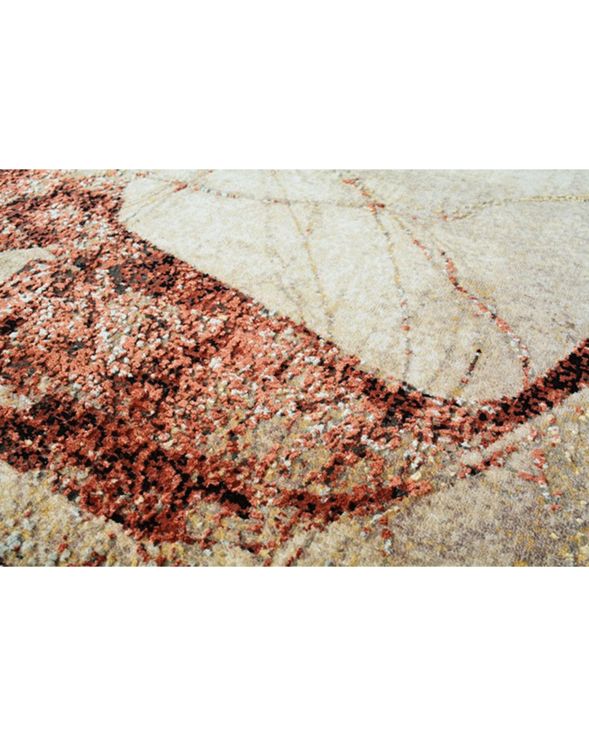 Fossil - Hand Made Rugs From Pure Silk- Cocoon Fine Rugs