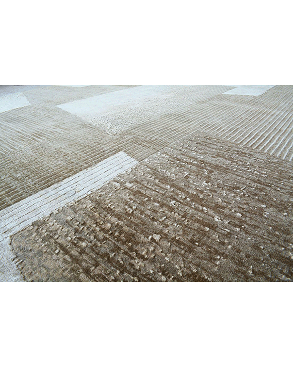 Brown Square Rug