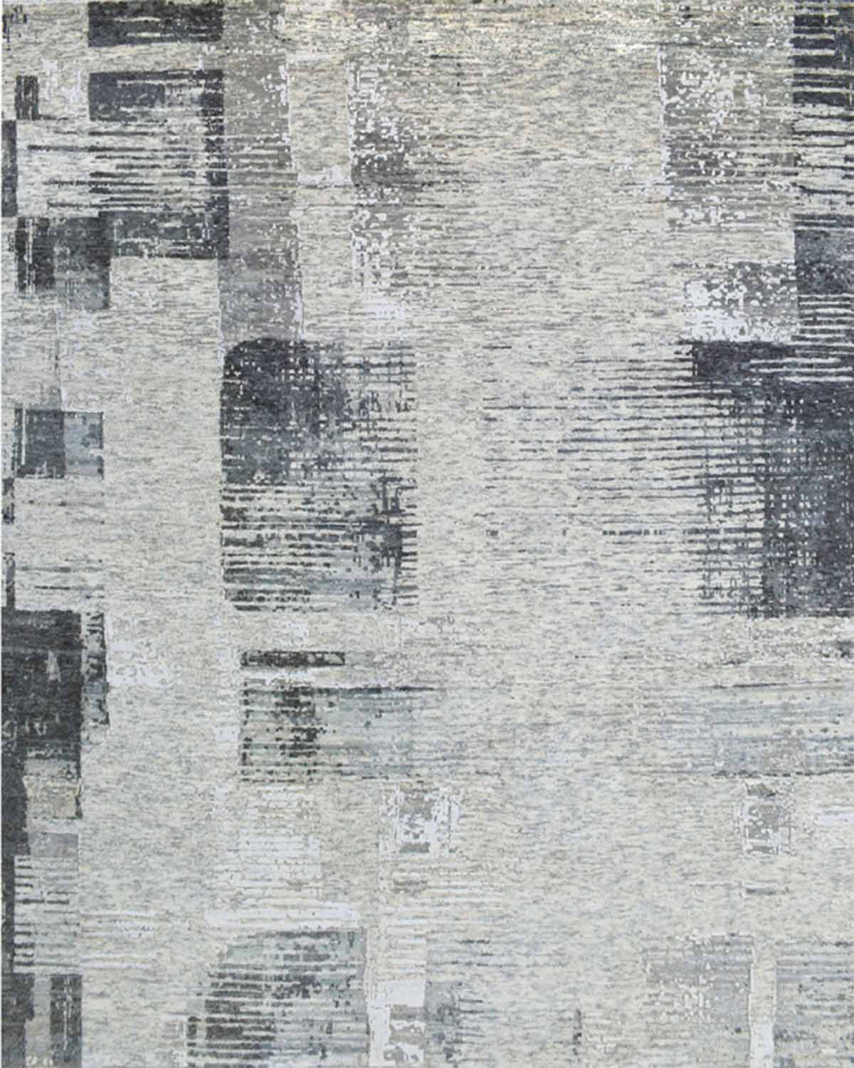 Charcoal Checkered Rug