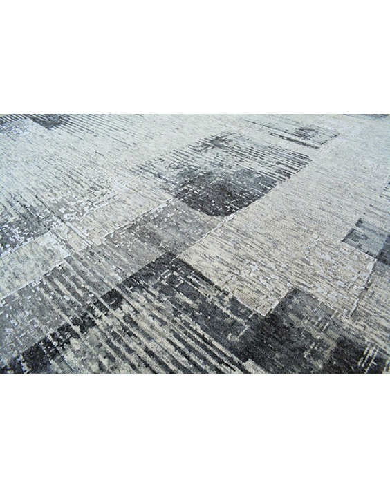 Charcoal Checkered Rug