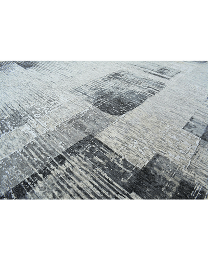 Charcoal Checkered Rug