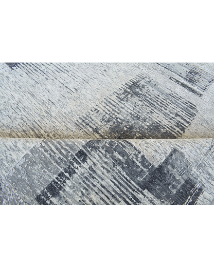 Charcoal Checkered Rug