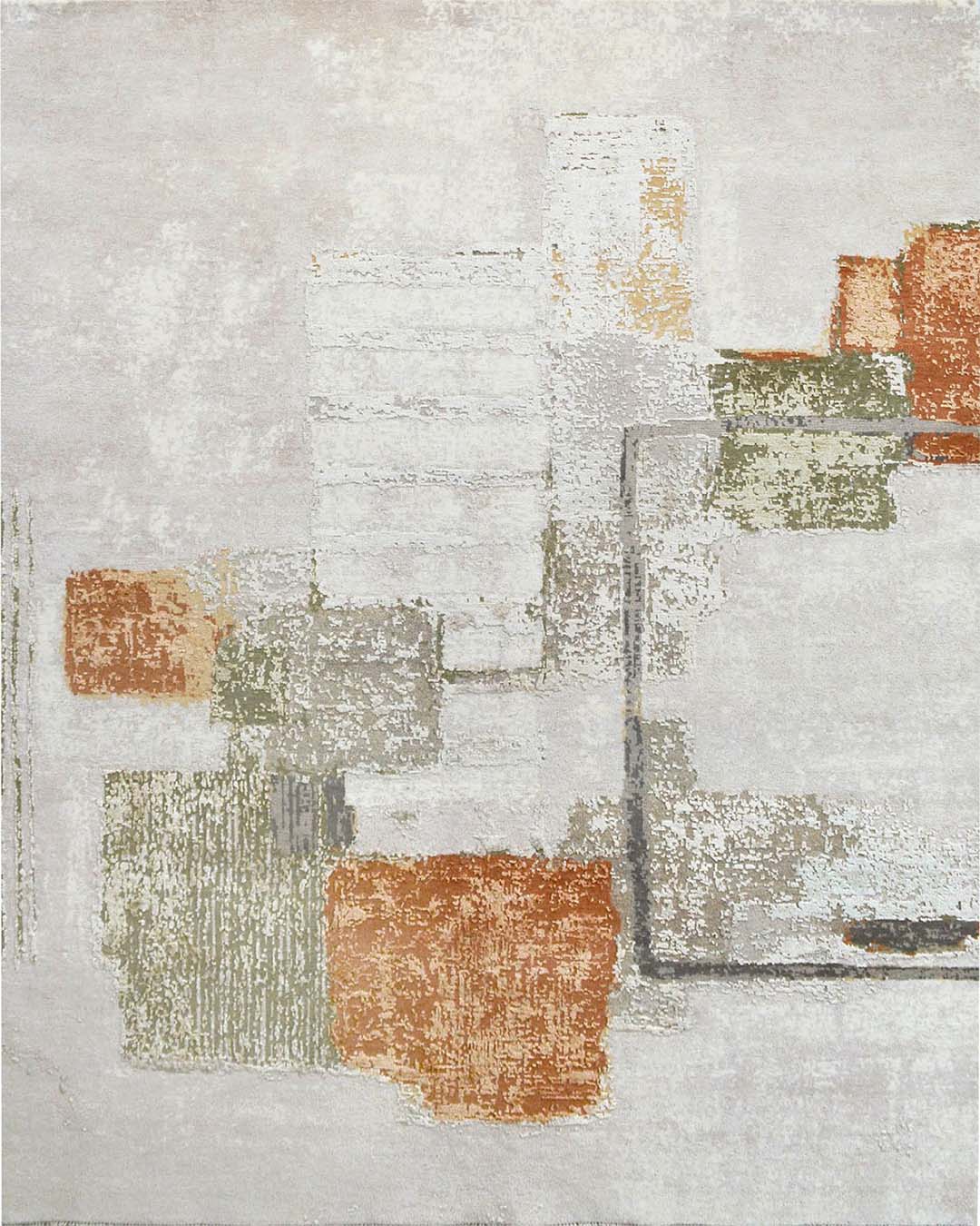 Muted Fragments Rug