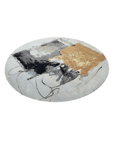 Grey Titian Round  Rug